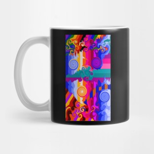 Swirl Abstract Art by Orchid 6 Mug